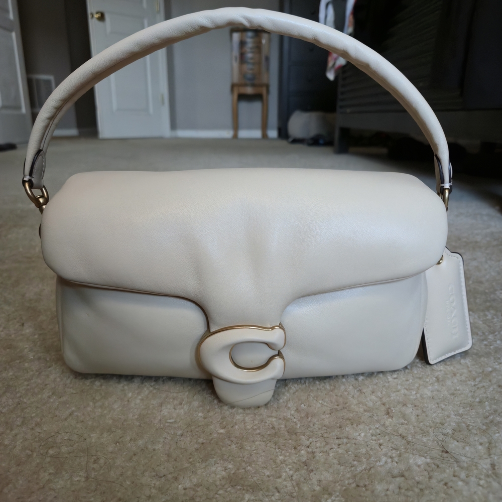 Coach Pillow Tabby 26 Handbag in Ivory